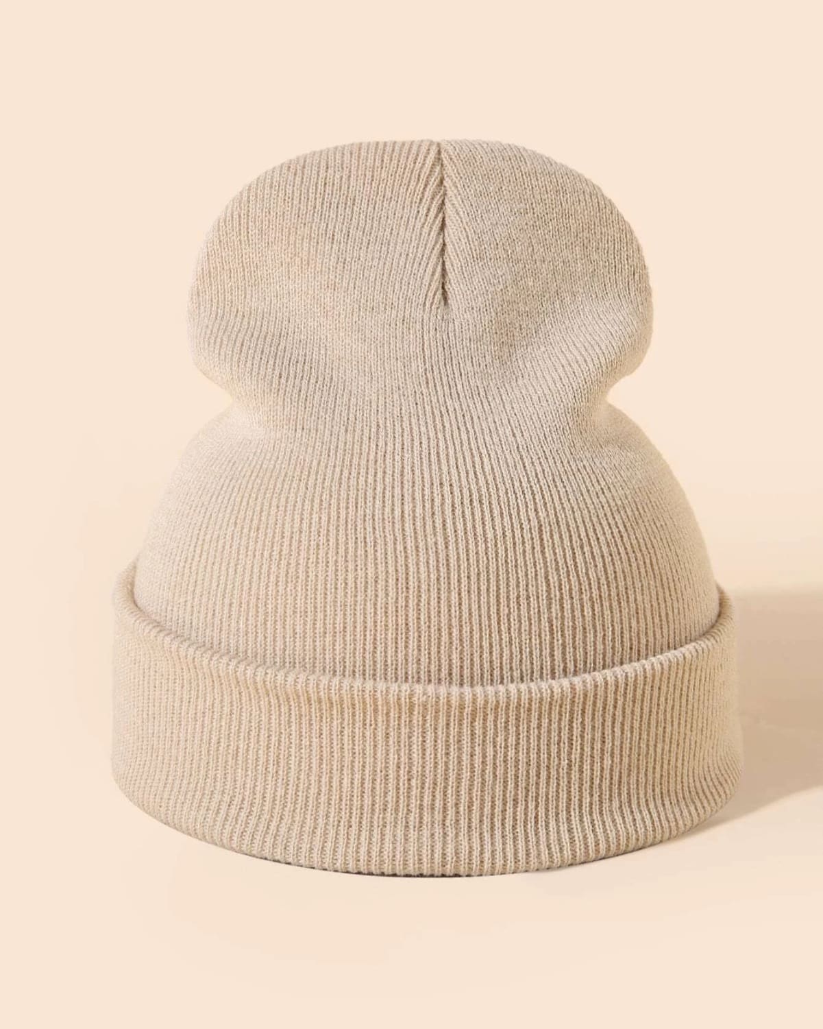 Beige Knitted hat