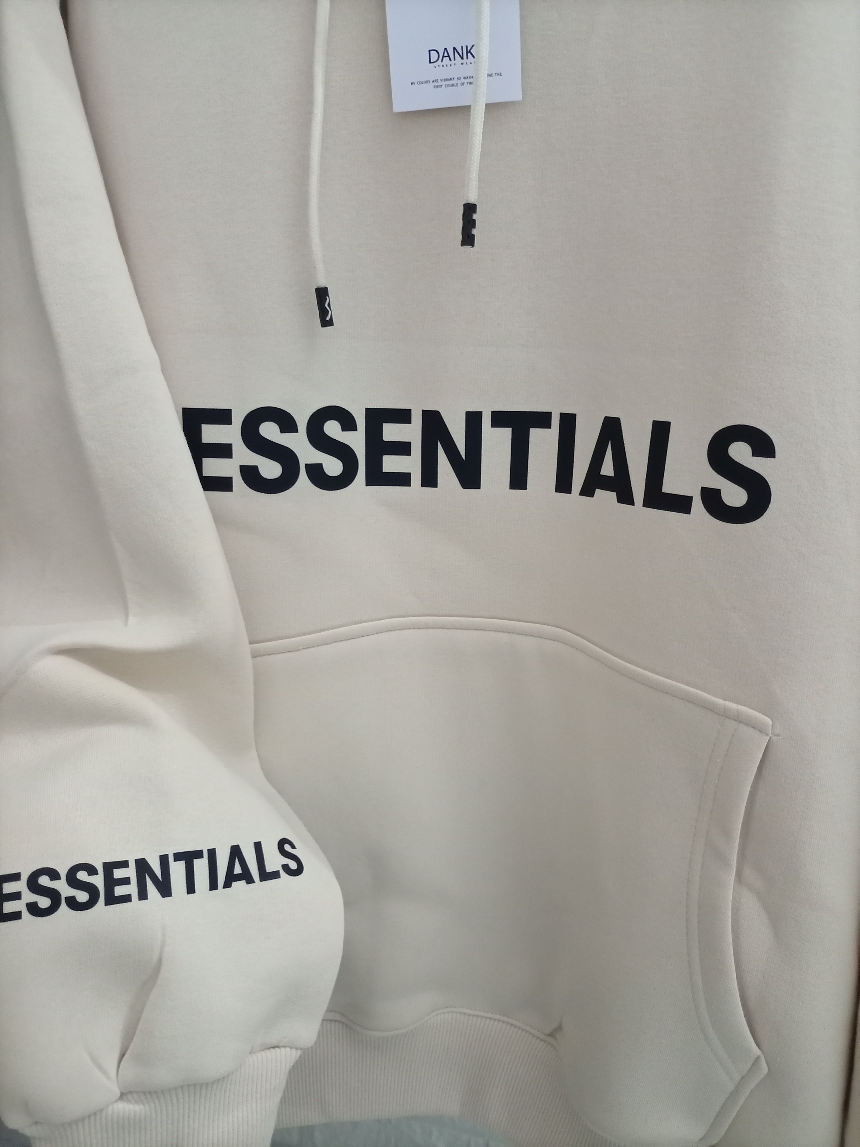 Essentials Model Printed Hoodie