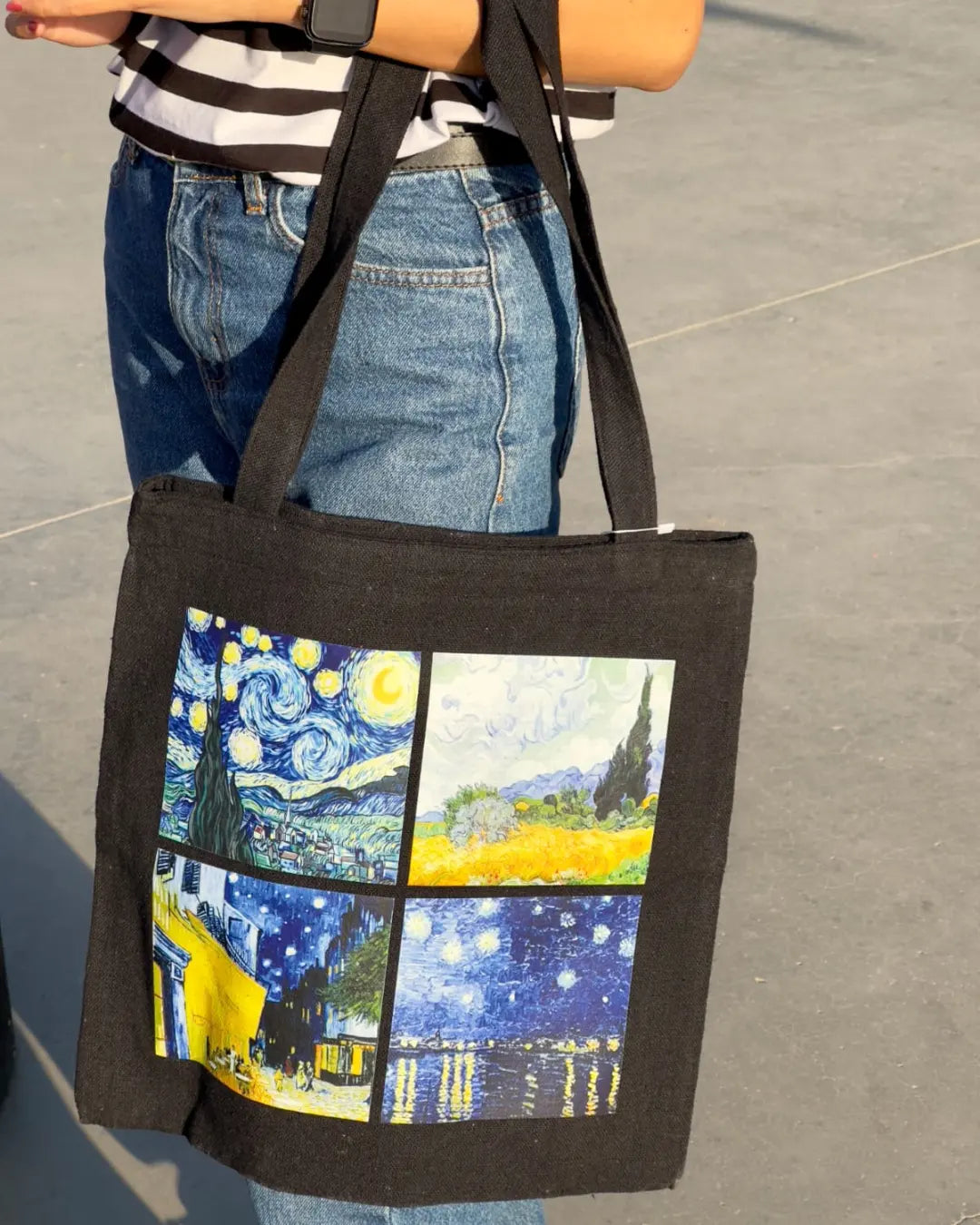 Fan Gogh Model Tote Bag