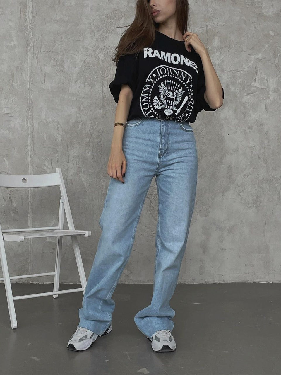 RAMONES Pattern T-shirt