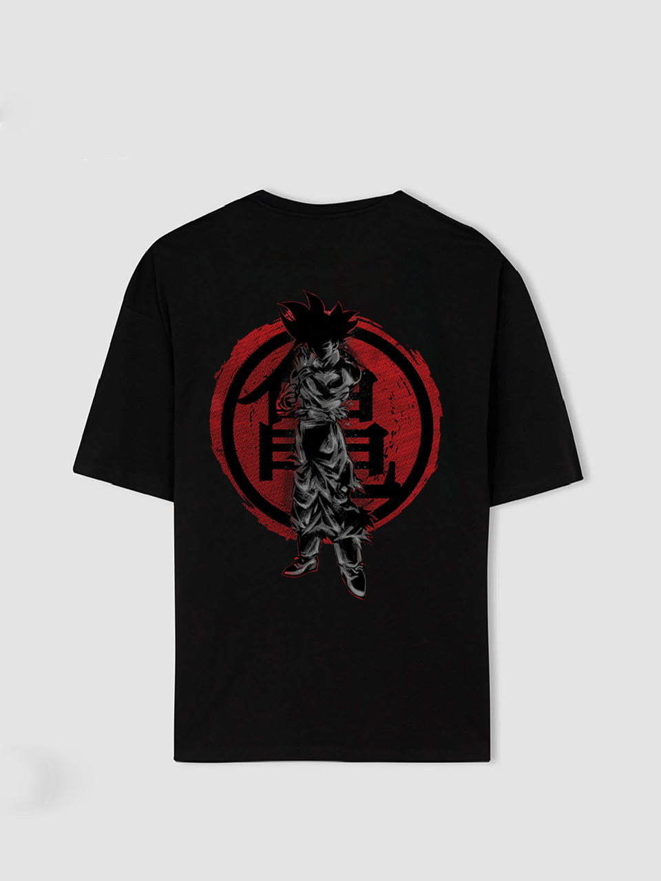 Red Naruto Pattern T-shirt