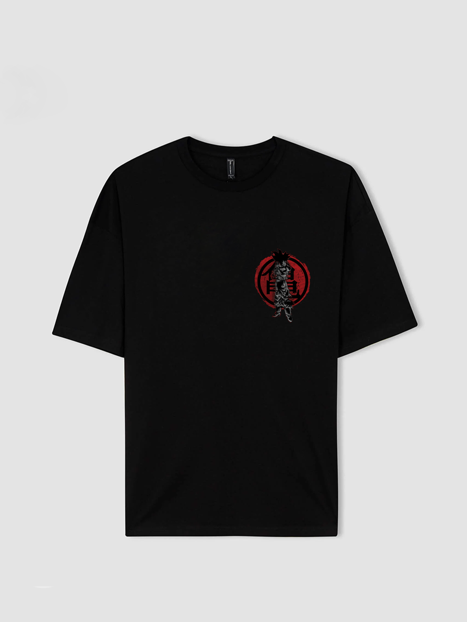 Red Naruto Pattern T-shirt